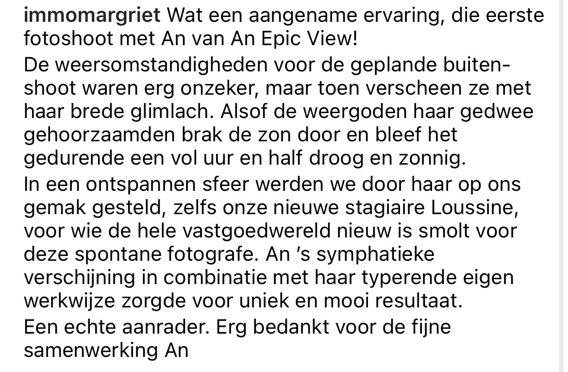 review immo margriet biz epic